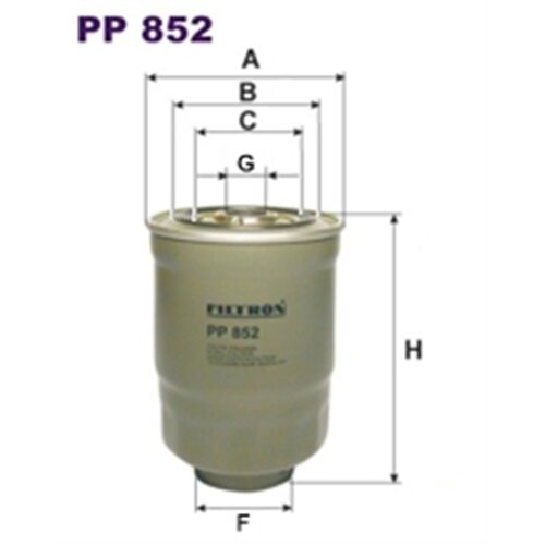  FILTER GORIVA MITSUBISHI PP 852 FILTRON Cene