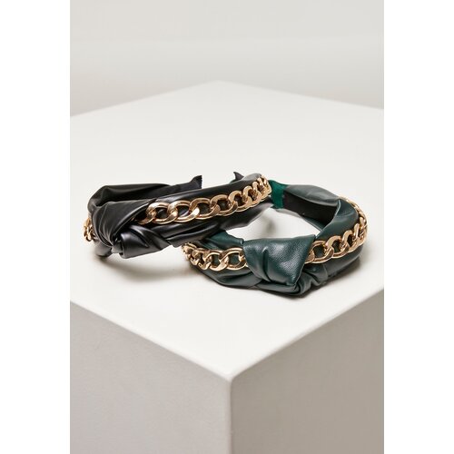 Urban Classics Alice Band with Chain 2-Pack black/bottlegreen Cijene