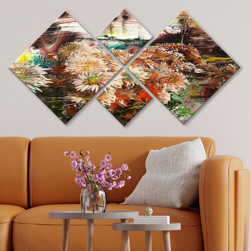 Wallity slika 4MDF230311957, 60x115 cm, 4 dijela Cijene