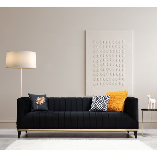 Conceptum Hypnose trosed bellino 89x75x222cm crno-zlatni Cene