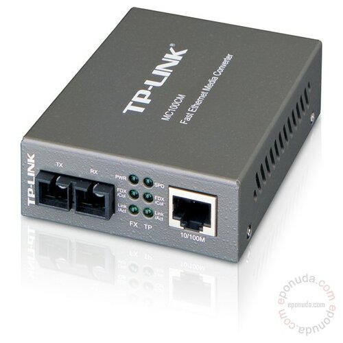 Tp-link MC100CM 10/100Mbps Multi-Mode Media Converter Slike