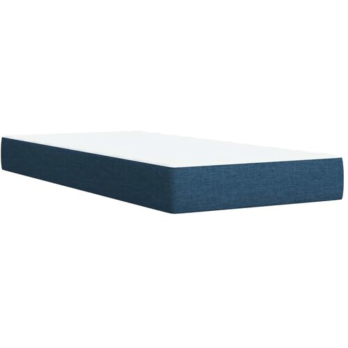  Boxspring krevet s madracem Plava 100 x 200 cm Tkanina - Plava 100 x 200 cm Dizajn linija Slike
