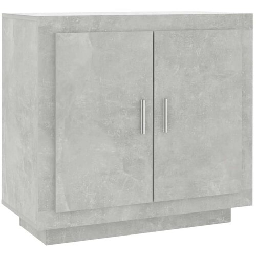 VidaXL komoda siva boja betona 80x40x75 cm od konstruiranog drvo Slike