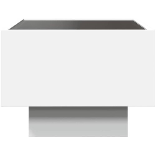  Bočni stolić LED bijeli 40 x 40 x 30 cm od konstruiranog drva Slike