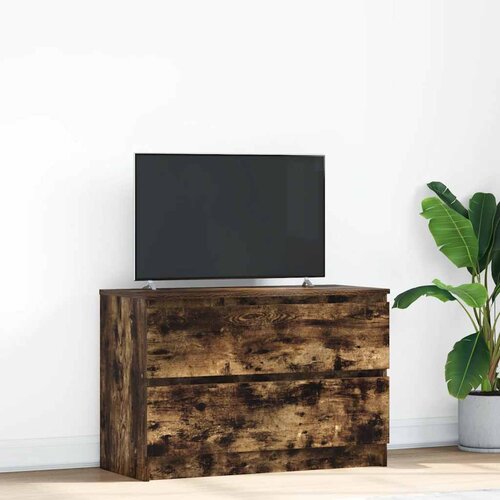 vidaXL TV omarica dimljeni hrast 80x35x54 cm inženirski les Cene