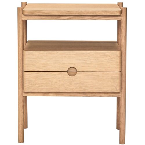 H&amp;uuml;bsch Noćni ormarić u dekoru hrasta u prirodnoj boji Appeal &amp;ndash; Slike