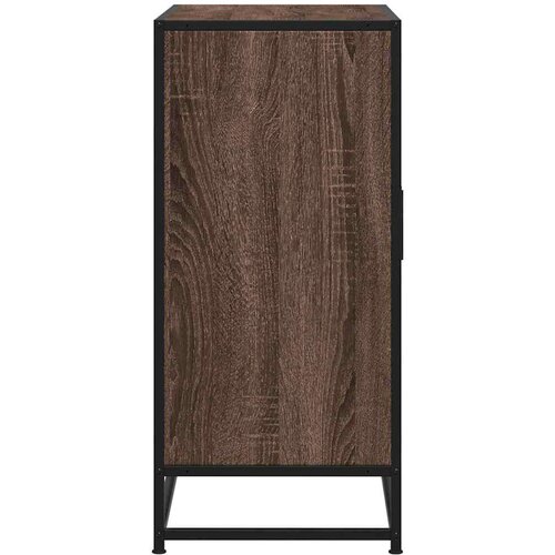 VidaXL Komoda boja hrasta 68x35x76 cm konstruirano drvo i metal Slike