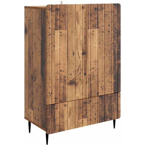VidaXL Kreveta Staro drvo 66 x 34 5 x 97 cm Konstruirano drvo - Staro drvo Slike