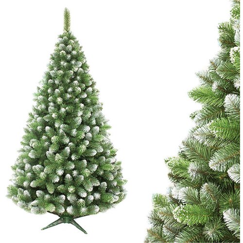  Umetna srebrna smreka z nogo - 220 cm Cene