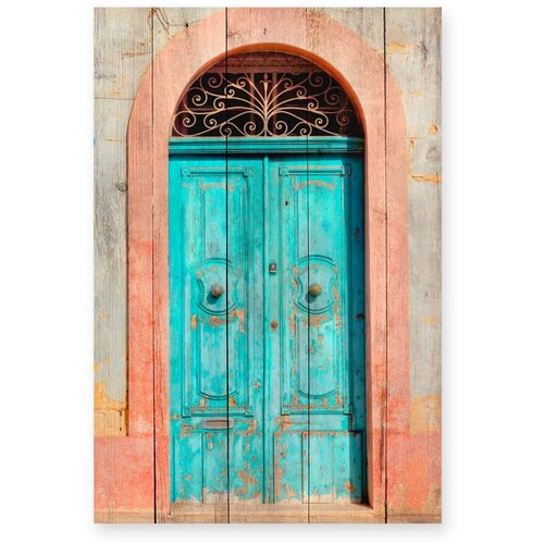 Really Nice Things Stenski znak iz borovega lesa Door, 40 x 60 cm Slike