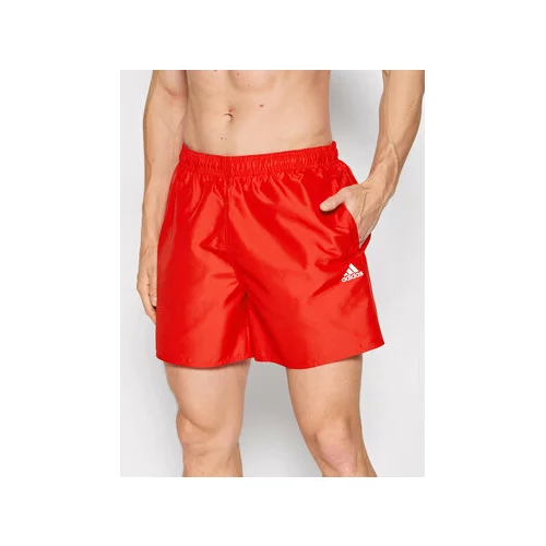 Adidas Kopalne hlače Solid Swim HA0384 Rdeča Regular Fit