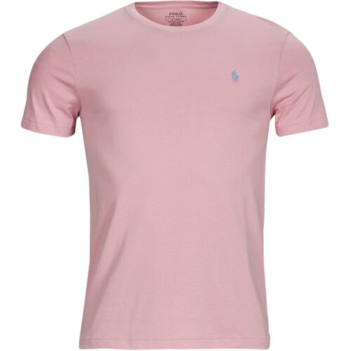 Polo Ralph Lauren Majice s kratkimi rokavi T-SHIRT AJUSTE EN COTON Rožnata Cene