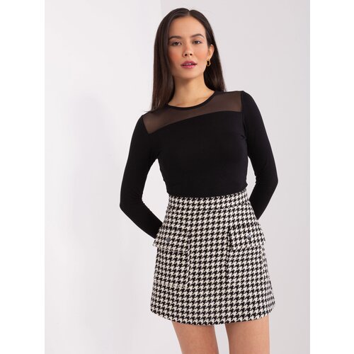 LAKERTA Skirt-LK-SD-509478-1.53P-white-black Cene