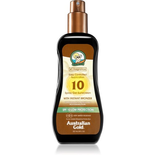 Australian Gold Spray Gel Sunscreen With Instant Bronzer za&amp;scaron;titni sprej za sunčanje s bronzerom SPF 10 237 ml Slike