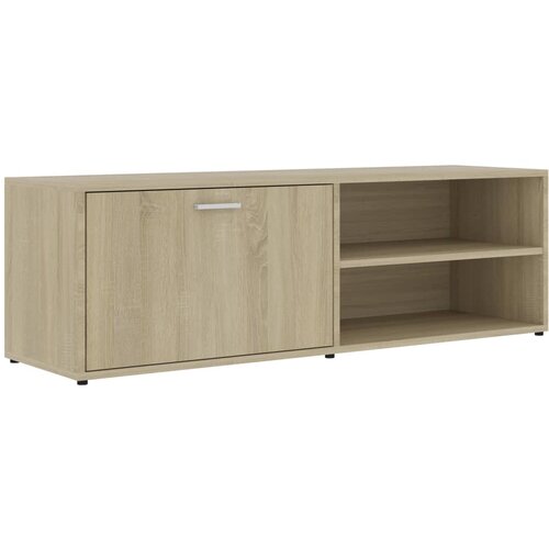 Maison Chic TV omarica - TV stojalo - Televizijska omarica sonoma hrast 120x34x37 cm iverna plo&amp;scaron;ča, (21699433) Slike