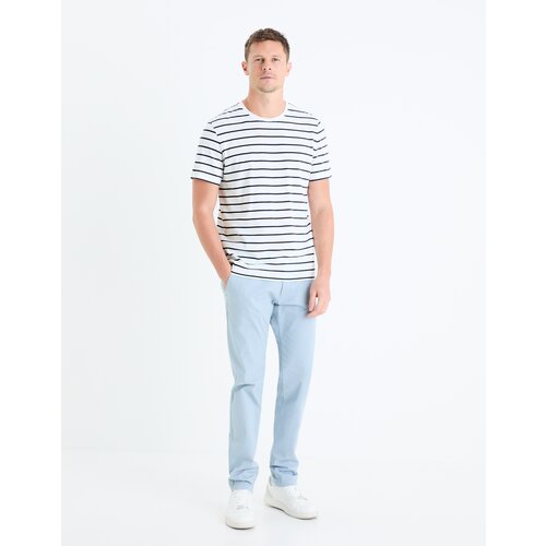 Celio Striped T-shirt Gebaser - Men Cene