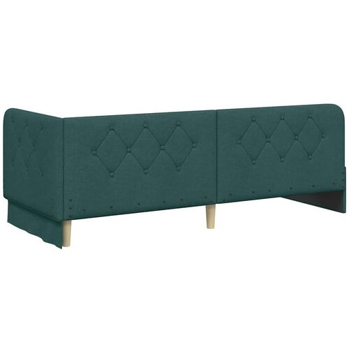 VidaXL kutni okvir kreveta tamnozelena 80 x 200 cm tkanina Slike