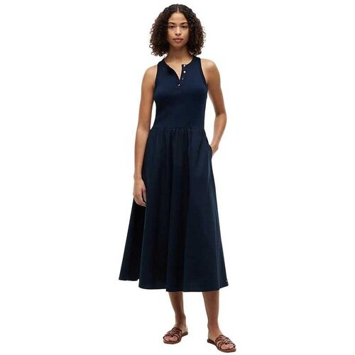 Tommy Hilfiger tamnoplava midi haljina Slike