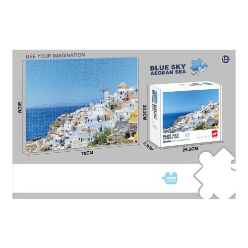 Sozzle, puzzle, Santorini, 1000 dela ( 882118 ) Slike