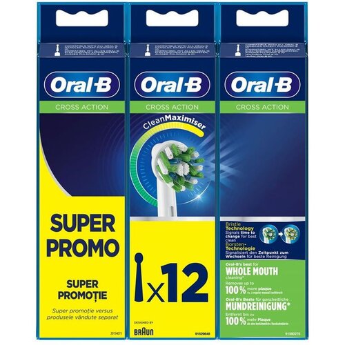 Oral-b Cross Action nastavak za električnu četkicu, 12kom Cene