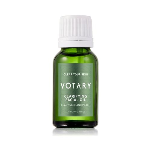 VOTARY clarifying facial oil - clary sage and peach Cene