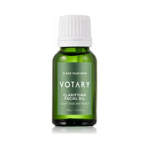 VOTARY clarifying facial oil - clary sage and peach