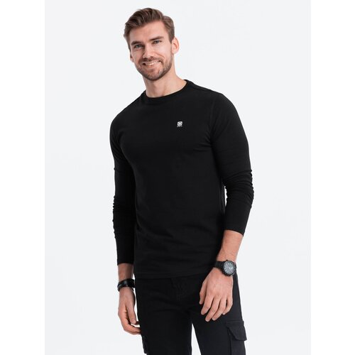 Ombre Men&amp;#039;s unprinted longsleeve - black Slike