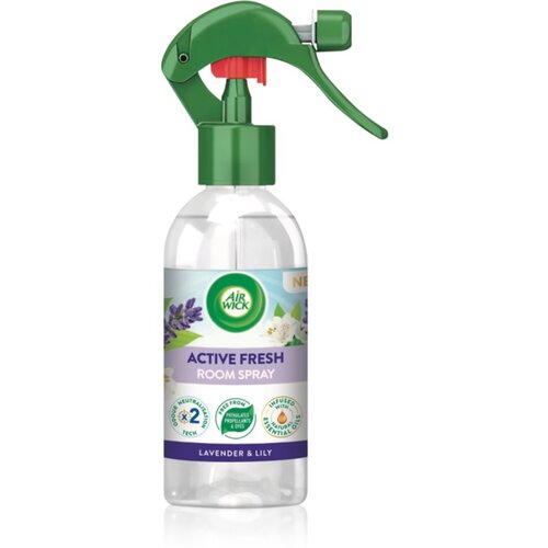 Air Wick Active Fresh Lavender & Lily pršilo za dom z vonjem sivke 237 ml Cene