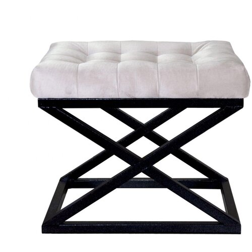 Atelier Del Sofa Capraz - Black, White v3 BlackWhite Pouffe Cene