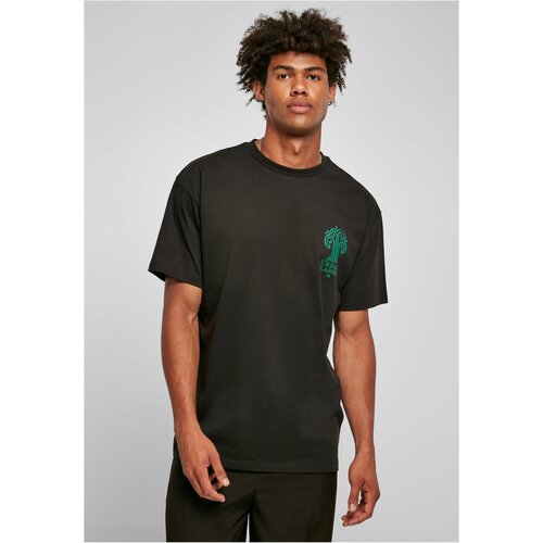 Urban Classics Plus Size T-shirt with Bio Tree logo black Cene