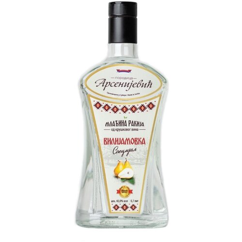 Arsenijević Mlađina rakija Vilijamovka Specijal 40% vol, 700ml Cene