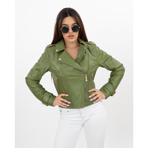 La Force Fashion ženska  kožna jakna maria - zelena Cene