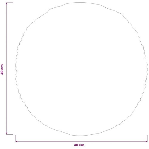  Presvlaka za jastuk 6 kom. HEERLEN Svjetlosiva Promjer 40 cm - Svjetlosiva Promjer 40 cm 6 Slike