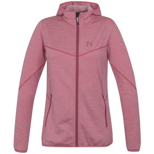HANNAH Dámská mikina s kapucí DAGNYS HOODY quartz pink mel Cijene