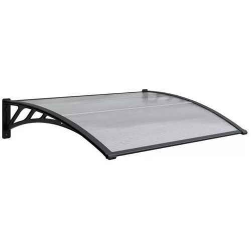  Nadstrešnica 150x100cm crna baza providan leksan 6mm ( 1446 ) Cene