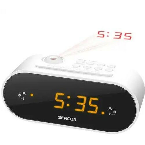 FM radio alarm sa projektorom vremena SENCOR SRC 3100 W beli Slike