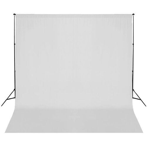 vidaXL Podporni sistem za ozadje 600 x 300 cm bele barve Cene
