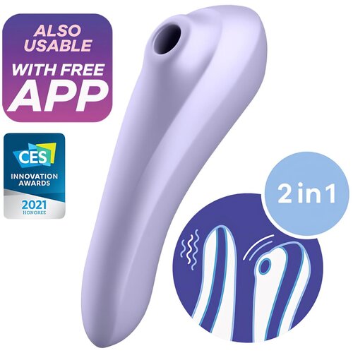 Satisfyer usisni vibrator Dual Pleasure, svjetloljubičasti Cene