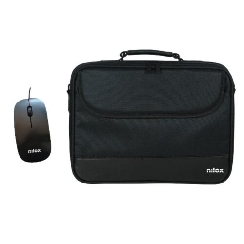 Nilox Maletin duro + raton 15,6 ''negro, (21644692) Cene