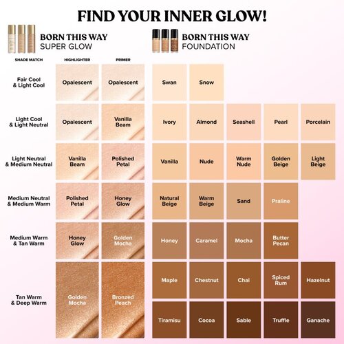 Too Faced Born This Way Super Glow bronz osveljevalec odtenek Opalescent 30 ml Slike