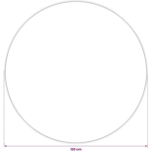 Tepih Antracit &amp;Oslash; 120 cm 100% poliester 3 mm Mogu se prati Slike