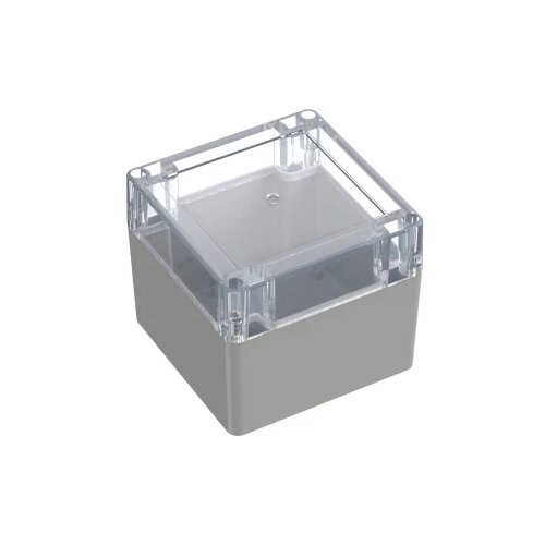 TRU COMPONENTS 6U07111109437 TC-13865100 industrijsko kući&scaron;te 105 x 105 x 89.7 ABS, polikarbonat svijetlosiva, prozirna Cijene