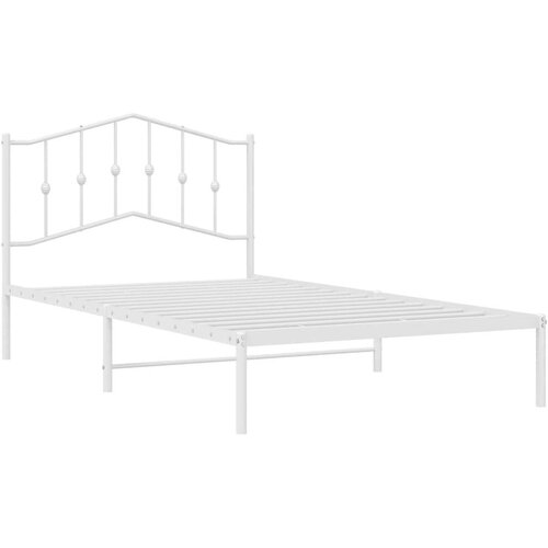  okvir za krevet s uzglavljem bijeli 100x200 cm Slike