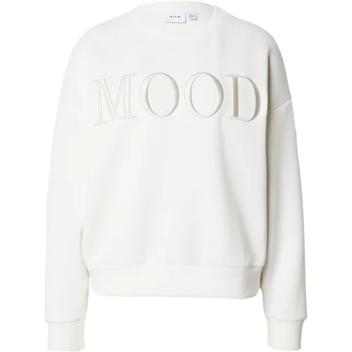 Vila Sweater majica 'REFLECT MOOD' bijela