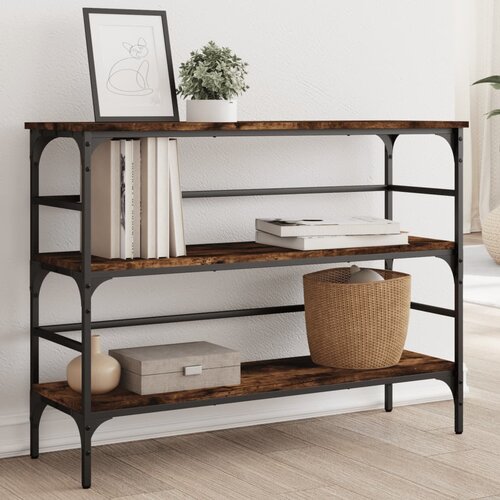  Konzolni stol boja hrasta 100x32x75 cm od konstruiranog drva Cene