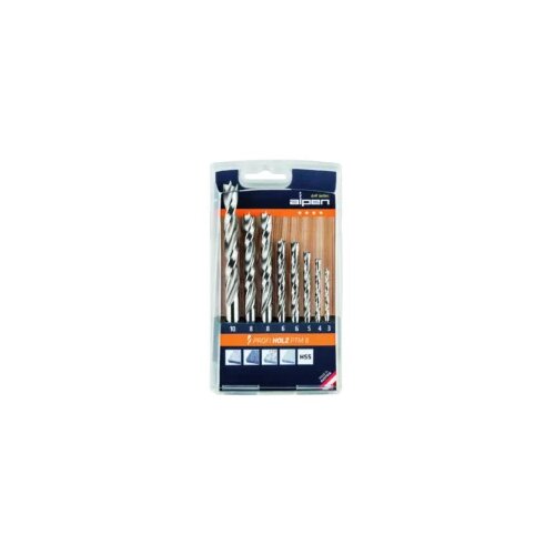ALPEN 8-dijelni set burgija za drvo 3-10mm 0000600093100 Slike