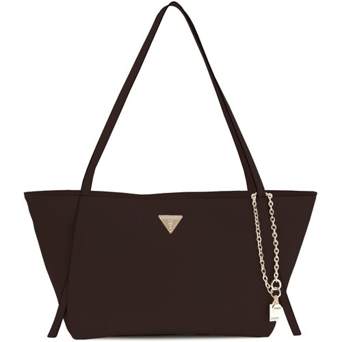 Guess Ročne torbice Devon 3 Comp Tote Kostanjeva Cene