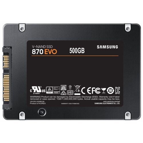 Samsung SSD 870 EVO 500GB2.5&amp;#039;&amp;#039; SATA3;V-NAND MLC560MB/s read,530MB/s write Slike