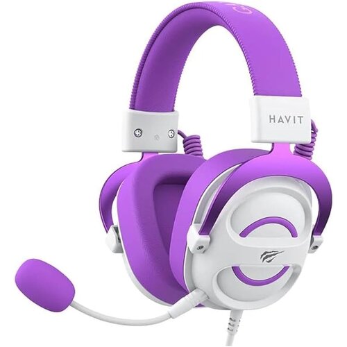Havit H2002E - gaming headphones, white and purple Cijene