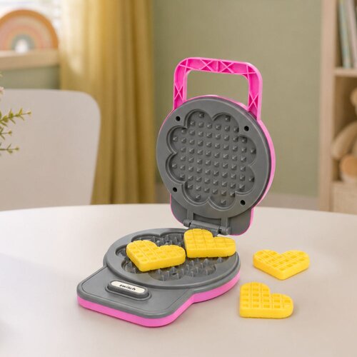  Waffle Maker for Kids - Waffles with Color Changing Lights and Sounds - Pink Slike